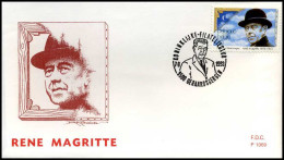2518 - FDC - René Magritte (1898-1967)  #1  P1069 - 1991-2000