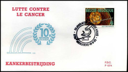 2525 - FDC - Kankerbestrijding  #1  P1074 - 1991-2000