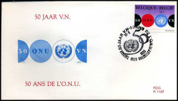 2601 - FDC - 50 Jaar Verenigde Naties (UNO)  #1  P1137 - 1991-2000