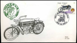 2615 - FDC - Oude Belgische Motoren  #1  P1151 - 1991-2000