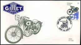 2618 - FDC - Oude Belgische Motoren  #4  P1154 - 1991-2000