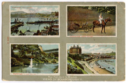 SCARBOROUGH : MULTIVIEW - JOCKEY CARRIAGE / LEEDS, WOODHOUSE, MELVILLE PLACE (CUNDALL) - Scarborough