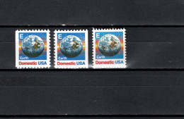 USA 1988 Space, Earth 3 Stamps MNH - United States