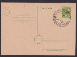 Flugpost Airmail Luftpost Berlin Ganzsache P 3 Rotaufdruck Luftbrücke Kat110,-++ - Postales - Usados