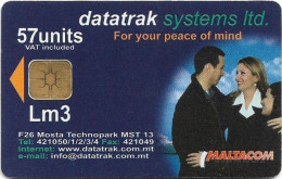 Malta - Maltacom - Datatrak, 09.2000, 57U, 10.000ex, Used - Malte