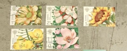 FLOWERS -ROMANIA FLOWERS  SET  CTO- USED - Usado