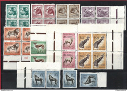 1961 SUDAFRICA  , Yvert N° 235/243  MNH/**  4 Serie - Otros & Sin Clasificación
