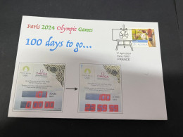 18-4-2024 (2 Z 22) Paris Olympic Games 2024 - 100 Days To Go ! (17-4-2024) - Zomer 2024: Parijs