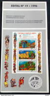 Brochure Brazil Edital 1996 19 IX Brapex Block Without Stamp - Lettres & Documents