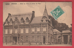 Enghien - Hôtel De Ville En Entrée Du Parc - 1913 ( Voir Verso ) - Enghien - Edingen