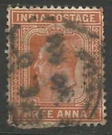 INDE ANGLAISE N° 62 OBLITERE - 1902-11 King Edward VII