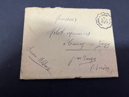 18-4-2024 (2 Z 23) France Letter Posted In 1914 (with Content) But WITHOUT Postage Stamp ? (not Tax !) ? - Otros & Sin Clasificación