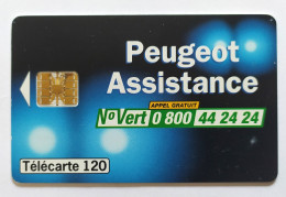 Télécarte France - Peugeot Assistance - Unclassified