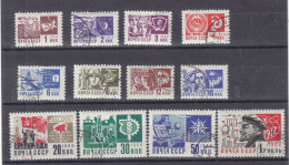 Russie - Yvert 3369 / 80 Oblitérés - Dentelure 12,50 X 12 - Valeur 8,50 Euros - - Usati