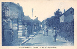 95-MONTSOULT- RUE DU CHEMIN DE FER - Montsoult