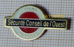 PAT14950 SCO SECURITE CONSEIL De L' OUEST  FILMS ALARMES   GARDIENNAGE - Vereinswesen