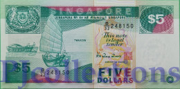 SINGAPORE 5 DOLLARS 1997 PICK 35 UNC - Singapour