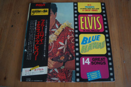 ELVIS PRESLEY BLUE HAWAII RARE LP JAPONAIS 1973 VALEUR+ - Filmmuziek