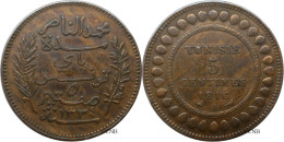 Tunisie - Protectorat Français - Naceur Bey - 5 Centimes 1916-AH1334 A - TTB/XF45 - Mon6011 - Tunisie