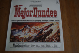 MAJOR DUNDEE DANIELE AMFITHEATROF MITCH MILLER CHARLTON HESTON RARE LP AUSTRALIEN 1982 REEDITION DU LP DE 1965 - Filmmuziek