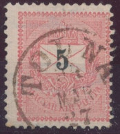 1889. Black Number Krajcar 5kr Stamp, TOLNA - ...-1867 Prephilately