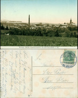 Großschweidnitz (OL) Swóńca Panorama-Ansicht - Mit Fabrik-Schornstein 1911 - Grossschweidnitz