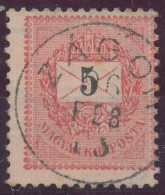 1889. Black Number Krajcar 5kr Stamp, ANINA - ...-1867 Prephilately