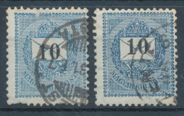 1889. Black Number Krajcar 10kr Stamps - ...-1867 Préphilatélie