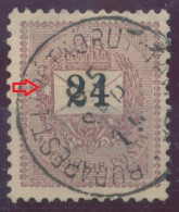 1889. Black Number Krajcar 24kr Stamp - ...-1867 Préphilatélie