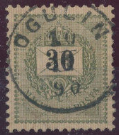 1889. Black Number Krajcar 30kr Stamp, OGULIN - ...-1867 Prephilately