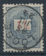 1889. Black Number Krajcar 1Ft Stamp - ...-1867 Préphilatélie