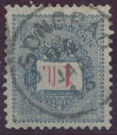 1889. Black Number Krajcar 1Ft Stamp, CSONGRAD - ...-1867 Préphilatélie