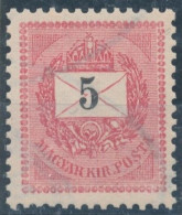 1898. Black Number Krajcar 5kr Stamp - ...-1867 Préphilatélie