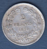 Cérès - 2 Francs 1870 K Ancre - 1870-1871 Gouvernement De La Défense Nationale