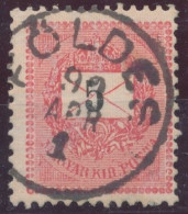 1898. Black Number Krajcar 5kr Stamp, FOLDES - ...-1867 Préphilatélie