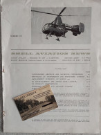 SHELL  AVIATION NEWS 1953 LIVRET DE 8 PAGES VOIR SOMMAIRE SUR 1er PHOTO - Flugzeuge