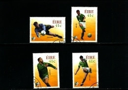 IRELAND/EIRE - 2002  FOOTBALL WORLD CUP  SET FINE USED - Gebruikt