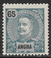 Angra – 1898 King Carlos 65 Réis Mint Stamp - Angra