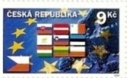 ** 395 Czech Republic Entrance In The  EU 2004 Joint Issue - Institutions Européennes