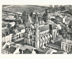 54 // BLAMONT   L'église   Vue Aérienne   Cpsm Edit Combier 37017 - Blamont