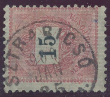 1899. Black Number Krajcar 15kr Stamp, SZTRABICSO/BEREG M. - ...-1867 Prephilately