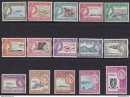 1964-68 BRITISH VIRGIN ISLANDS - SG N° 178/192  15 Valori  MLH/MNH */** - Autres & Non Classés