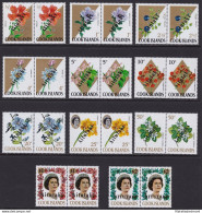 1972  AITUTAKI - YT N° 32/41 + 57a  11 Valori  MNH/** COPPIA - Other & Unclassified