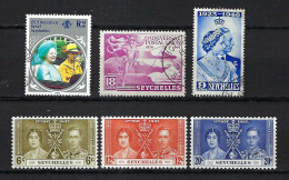 SEYCHELLES Ca.1937-49: Lot D'obl. Et Neufs** - Seychellen (...-1976)