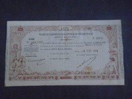 NEW CALEDONIA, K 90 ,  2000 Francs ,  1874 ,  EF/ AUNC  SUP/ Pr Neuf , 60 % Discount - Numea (Nueva Caledonia 1873-1985)