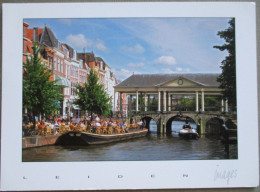 HOLLAND NETHERLAND LEIDEN OLD CITY CENTER ANSICHTSKARTE POSTCARD CARTOLINA ANSICHTSKARTE CARTE POSTALE POSTKARTE CARD - Leiden