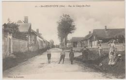 CARTE POSTALE   SAINTE GENEVIEVE 60  Rue Du Camp Du Puits - Sainte-Geneviève