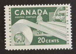 CANADA YT 289 NEUF**MNH "INDUSTRIE DU PAPIER" ANNÉE 1956 - Nuovi