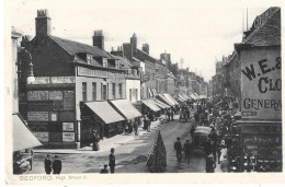 Angleterre - BEDFORT - High Street II  (carte Animée, Commerces) - Bedford