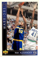 261 Victor Alexander - Golden State Warriors - Carte Upper Deck NBA 1993 - Other & Unclassified